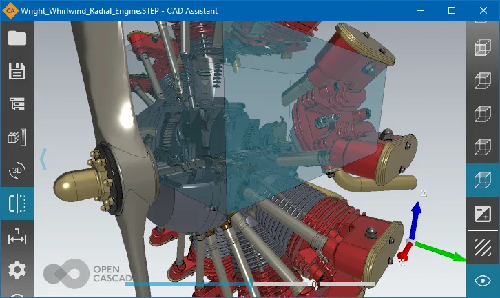 Clipping box in CAD Assistant