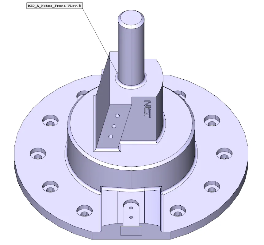 PMI notes, surface-finish symbols and special notations
