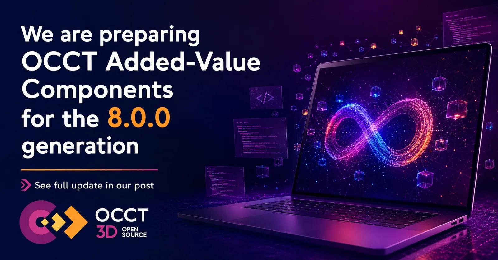 Preparing OCCT3D Added-Value Components for the 8.0.0 generation illustration